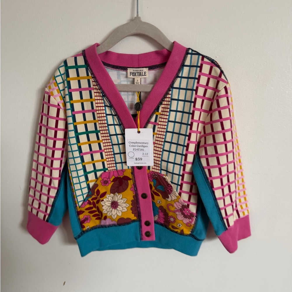Colorful Kids Cardigan by